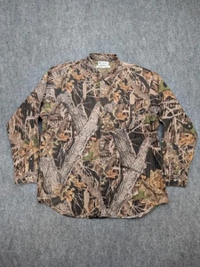 Vintage Columbia Hemd Herren XL belüftet Camouflage Jagd Knopf Outdoor XL 90s Y2K - Bild 1 von 8