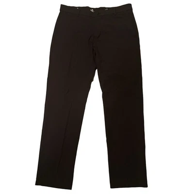 Ralph Lauren Pantalones Etiqueta Negra Para Hombre Pantalones de Vestir Pantalones Preppy Negro 34 x 30 Foto 1 de 4
