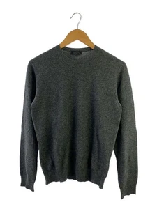 PRADA Knit & Sweater (Thin) 44 Cashmere GRY Plain umn476 R102 my5 Used - Picture 1 of 5