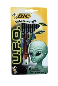 Vintage Bic Wavelengths UFO alienígena 1997 sellado - Imagen 1 de 3