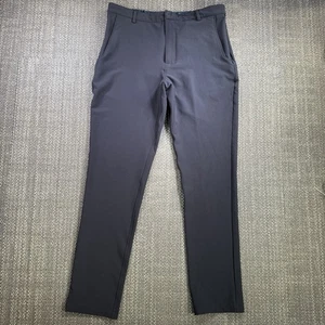 TEREN Daily Driver Hose 32x31 schwarz schmal gerade Stretch Magnet Kordelzug - Bild 1 von 22