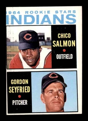 1964 Topps #499 Chico Salmon/Gordon Seyfried Rookie Stars VG/VGEX X3488963 - Image 1 of 3