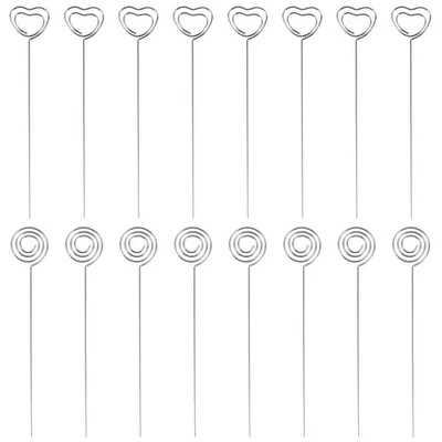 60 Pezzi Supporti Per Note In Metallo Clip Porta Foto Clip Per Numero Tavolo - Immagine 1 di 4