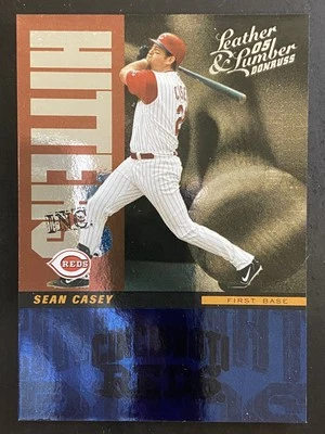 Sean Casey 2005 Donruss Leather & Lumber Hitters Inc./2000 Reds #HI-18 Foto 1 de 2