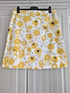 Lazy Jacks Skirt Sunflower Floral Print Size 14 Cotton Summer - Picture 1 of 11