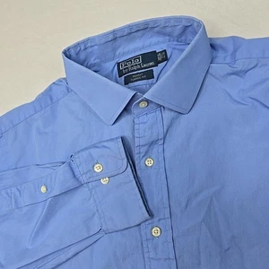 Polo Ralph Lauren 17,5 34/35 Regent Classic Fit Long Slv Button Down Hemd Blau - Bild 1 von 11