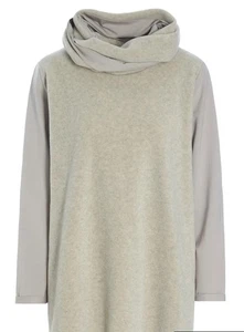 Henriette Steffensen Fleece/Jersey Blouse Sweater Mix Sand - Small -RRP £149.99 - Picture 1 of 7