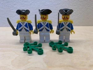 Lego Figuren Piraten 3x pi063 Imperial Soldier Blauröcke  mit Säbel - Bild 1 von 5