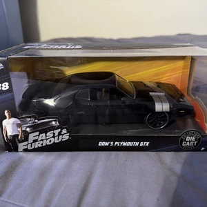 Fast And Furious, Dom's Plymouth GTX F8 JADA Toys Diecast Car  1:32 - Picture 1 of 5
