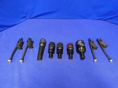 Audix D6, Audix D4, Audix i5, QTY 2 Audix D2 Pro Drum Microphones w/4 Rim Mounts - Image 1 of 4