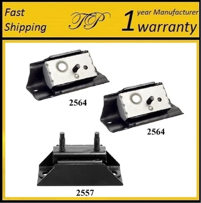 Комплект креплений двигателя и коробки передач для двигателя Ford F-250 5,0 л 302 1987-1993 все 3 шт. - Изображение 1 из 4