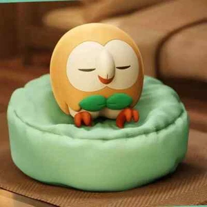 Pokemon Starry dream Vol. 2 - Bauz Rowlet Figur + Mini-Kissen Anime Manga NEU - Picture 1 of 2