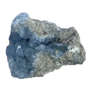 Geoda mineral celeste azul cielo vivo - 4" - C109 - Imagen 1 de 3