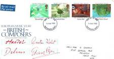 GREAT BRITAIN EUROPEAN MUSIC YEAR BRITISH COMPOSERS CACHET FDC 1985