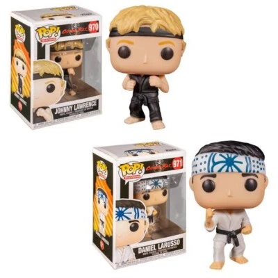 Cobra Kai - Daniel LaRusso & Johnny Lawrence Funko Pop! Vinyl Bundle #970 #971 Foto 1 de 3