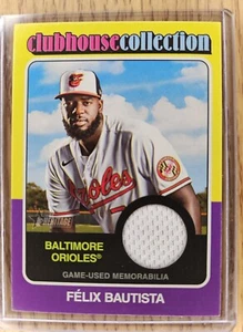 Felix Bautista Clubhouse Collection Jersey Relic 2024 Topps Heritage Orioles - Picture 1 of 2