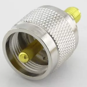 SMA Female Socket to PL259 UHF Male Plug RF Adaptor - Picture 1 of 4
