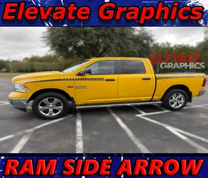 For Dodge Ram 1500 Stripes Side Arrow Graphics Vinyl Decals Stickers 2009-2018 - Picture 1 of 20