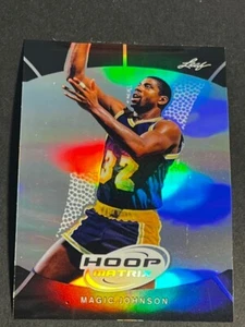 2012 Leaf Metal Hoop Matrix LAMINATE PROOF Magic Johnson Lakers - Picture 1 of 2