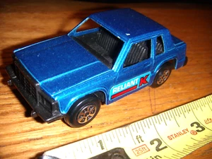 TootsieToy Toughs RELIANT K blau Chrysler Druckguss-Auto #2050 Vintage Matallica blau - Bild 1 von 2