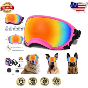 Premium UV Protection Sunglasses for Dogs - Adjustable Strap & Windproof Design - Picture 1 of 8