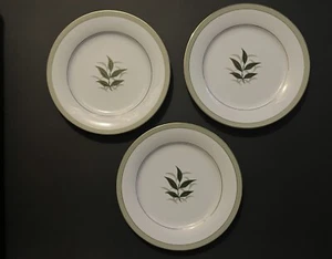 3 Vintage Mid-Century Modern NORITAKE Greenbay #5353 Dinner Plates 10 1/2” - Picture 1 of 5