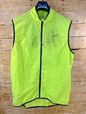 PERFORMANCE SAFETY FULL ZIP VEST HI-VIS YELLOW REFLECTIVE ACCENTS MEN'S 2XL NWT - Image 1 of 4