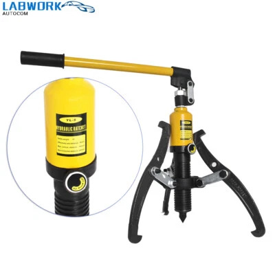 Hydraulic Gear Bearing Wheel Bearing Puller Separator 5 Ton 3 Jaws Tool Set Kit - Image 1 of 4