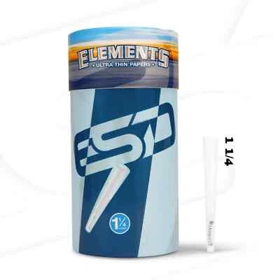 Elements Cones 1 1/4 Pre-Rolled | 100 Pack - Image 1 of 4
