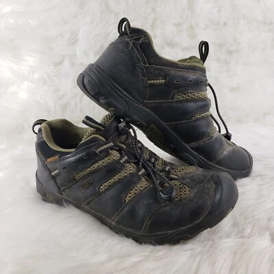 Zapatos impermeables al aire libre de cuero negro KEEN talla EE. UU. jóvenes 6 mujeres 7 EUR 38 Foto 1 de 4