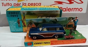 CORGI TOYS 1/43 FORD CONSUL CORTINA SUPER ESTATE CAR ITEM 440 RARO VINTAGE - Foto 1 di 3