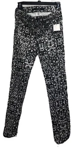Joe’s GirlSz 14 Ultra Slim Fit The Jegging Black White Abstract Cotton Jeans BN - Picture 1 of 12