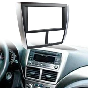 Para Subaru Forester 07-12 Coche Radio Fascia Panel Recorte Doble 2 Din Marco - Imagen 1 de 4