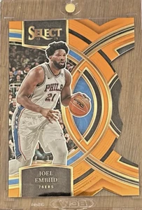 2023-24 Panini Select Premier Level Orange Prizm Die-Cut /65 Joel Embiid #197 - Picture 1 of 2