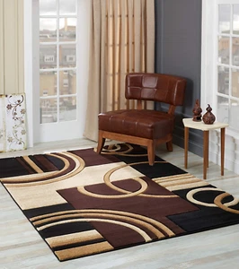 Area Rug Modern Soft Hand Carved Contemporary Floor Carpet with Premium Fluffy T - Picture 1 of 7
