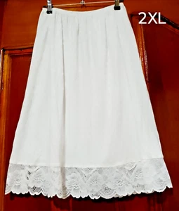 Halfslip Petticoats Underskirt Slit skirt Waist Slip Safety Slip Underskirt 2XL - Picture 1 of 9