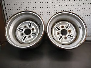 Yamaha Big Bear Kodiak Rear Wheel Pair 12x8.0 4x110 24080804 - Picture 1 of 9