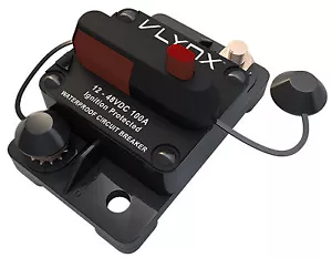 VCB100 24V Boat Trolling Motor 100A Resettable Fuse Circuit Breaker WEATHERPROOF - Picture 1 of 1