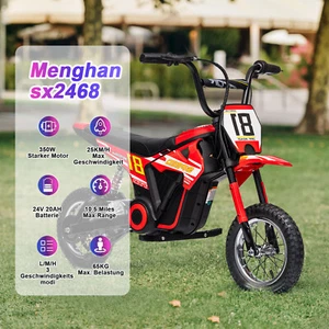 2025 NUOVA 12 Pollici Bambini Moto Elettrica 35OW Moto Elettriche Range 15km Dirt Bike - Foto 1 di 14