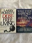 Lot Of 2 Larry Burkett Books American Dream Debt Free Living Hardback