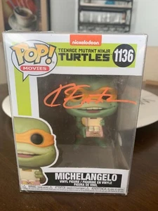 Signed Funko Kevin Eastman - Teenage Mutant Ninja Turtles - Michelangelo #1136 - Picture 1 of 5
