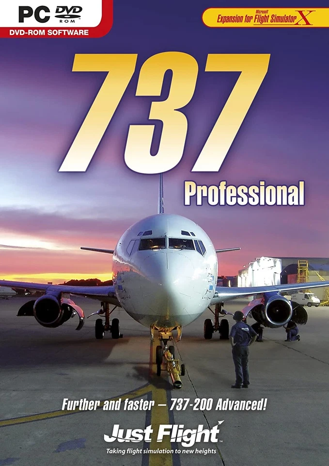 737 Professional for Flight Simulator [PC DVD] NEW - Image 1 of 1