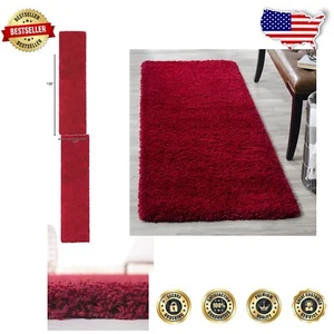Luxurious Non-Shedding California Shag Runner Rug - 2'3" x 11' for High Traffic - Picture 1 of 8