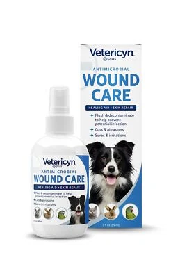 Vetericyn Plus Skin Repair Healing Aid for Dogs and Cats 3 Ounce Safe Effective - Image 1 of 4