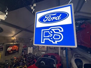 Ford RS Light Up Sign - High-Quality LED Wall Decor - Mustang Focus RS Garage - Picture 1 of 7