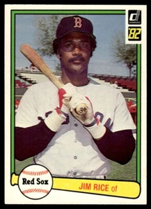 1982 Donruss Baseball Jim Rice Boston Red Sox #200 - Picture 1 of 2