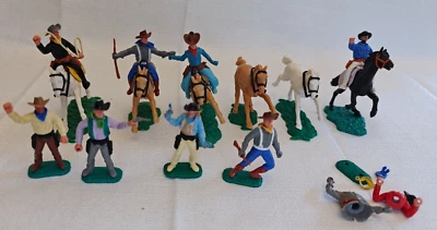 Juguetes Timpo de colección vaqueros y forajidos 8 figuras y 6 caballos Foto 1 de 4