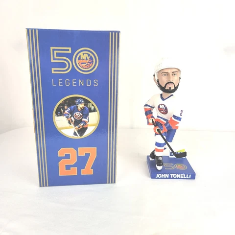 NIB NY ISLANDERS JOHN TONELLI BOBBLEHEAD SGA NHL HOCKEY LEGEND 50th ANNIVERSARY Cover