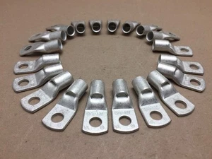 (20) Burndy YAV25L HYLUG 1/0 HVYDTY Heavy Duty Ring 3/8" Stud 2.028" L One Hole - Picture 1 of 5