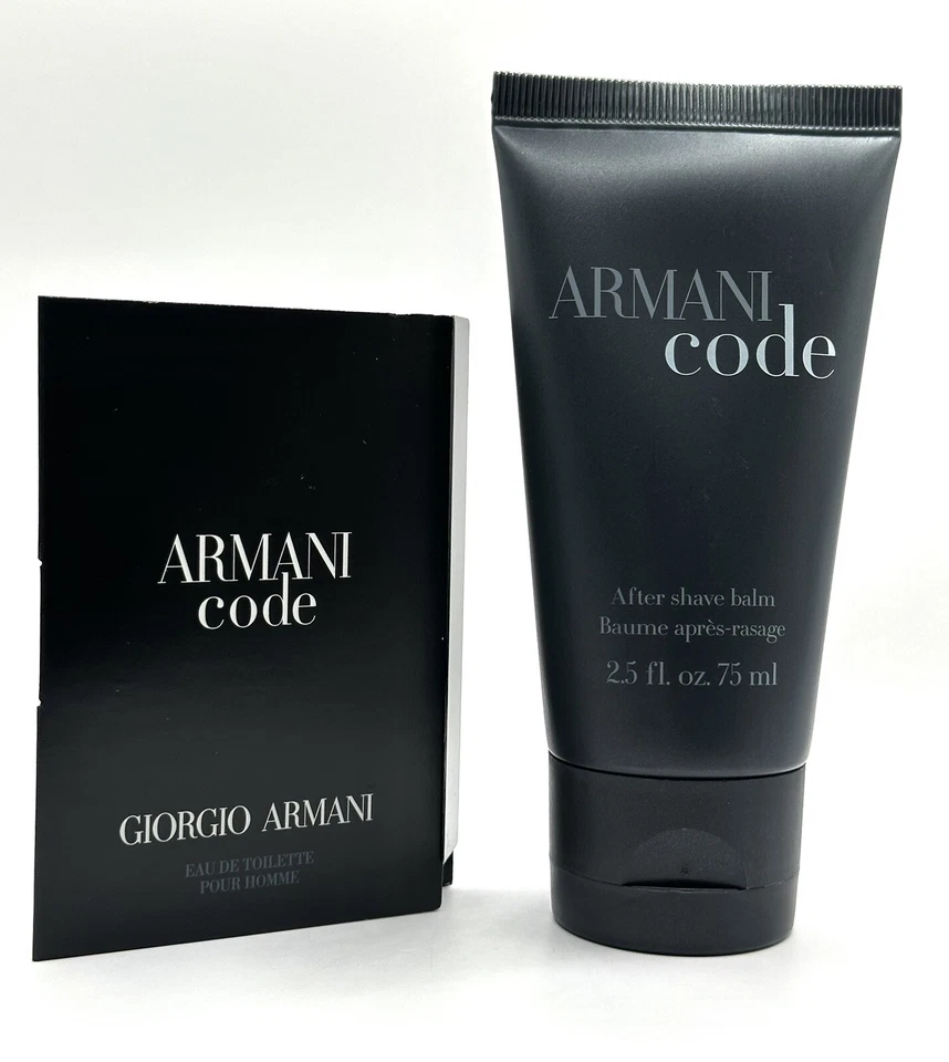 Bálsamo para después del afeitado GIORGIO Armani Code para hombre 75 ml/2,5 fl. oz. Nuevo+ Código EDT Muestra Foto 1 de 1